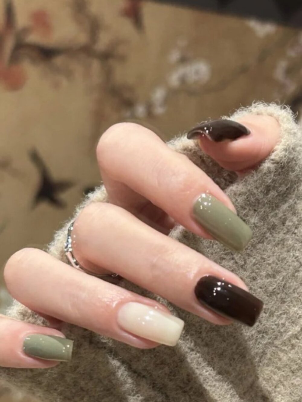 Customizable handmade press-on nails reusable